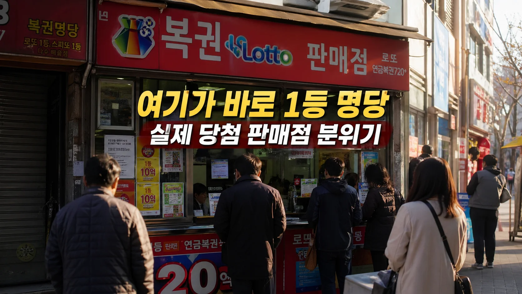인천 로또 명당 1등 판매점 여기가 로또 성지