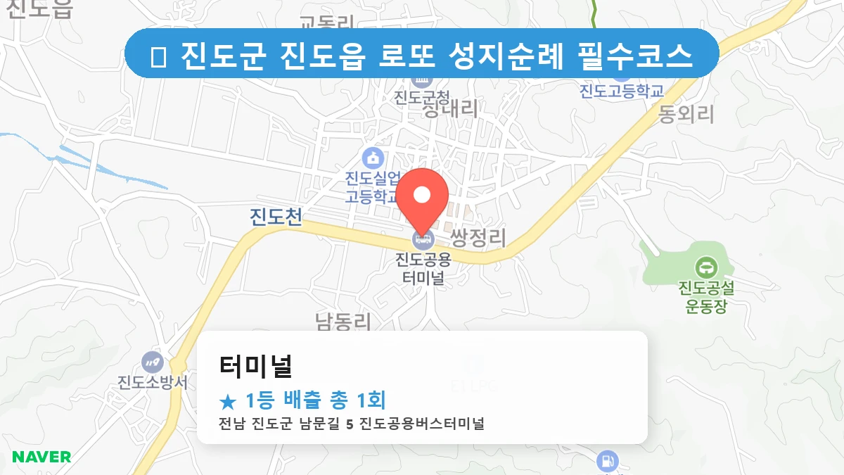 터미널 네이버 지도