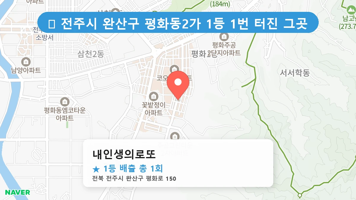 내인생의로또 네이버 지도