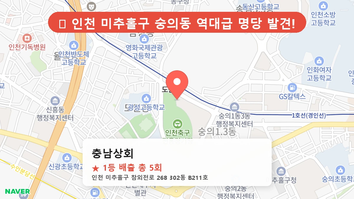 충남상회 네이버 지도