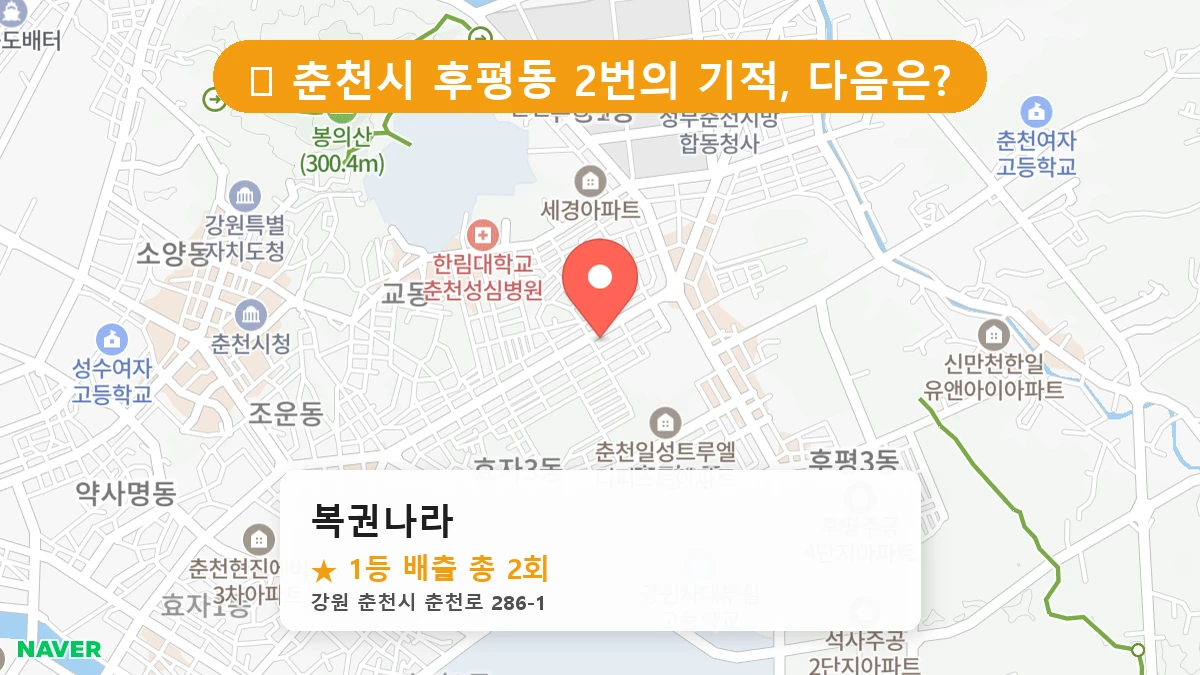 복권나라 네이버 지도