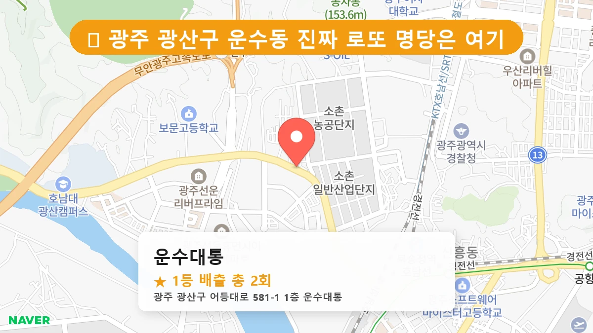 운수대통 네이버 지도