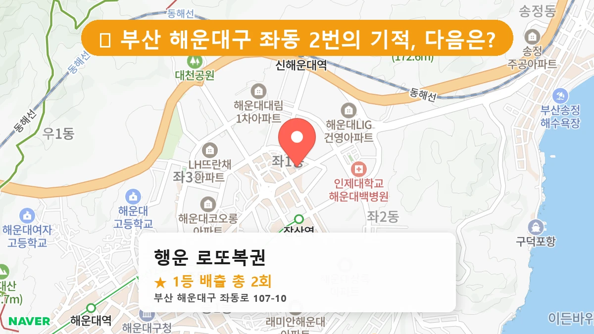 행운 로또복권 네이버 지도