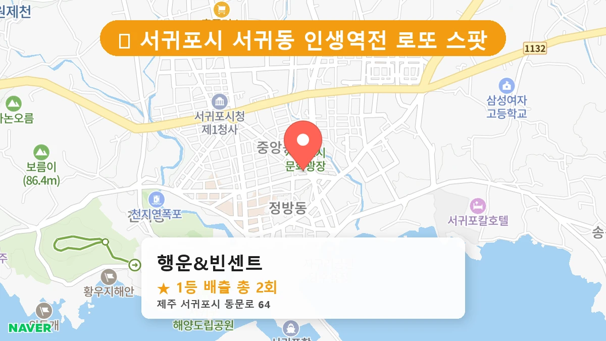행운&빈센트 네이버 지도