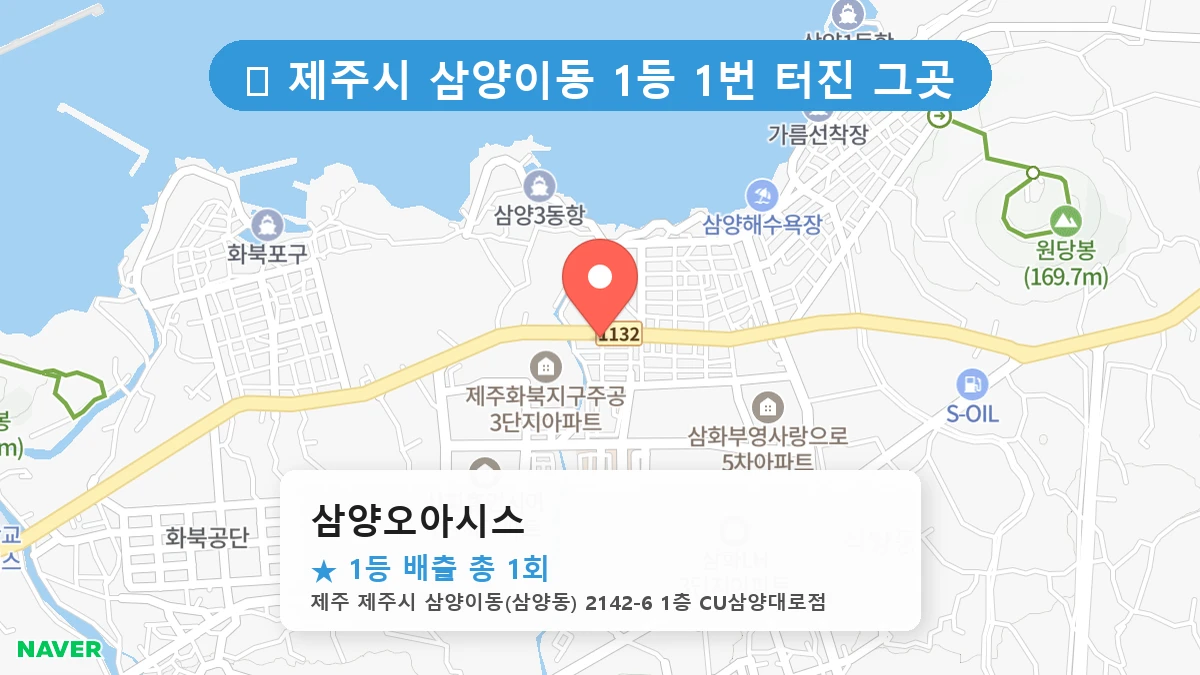 삼양오아시스 네이버 지도