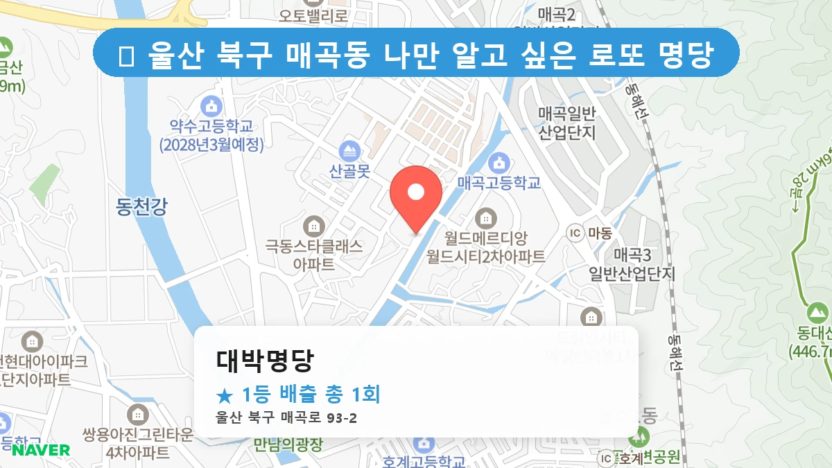 대박명당 네이버 지도