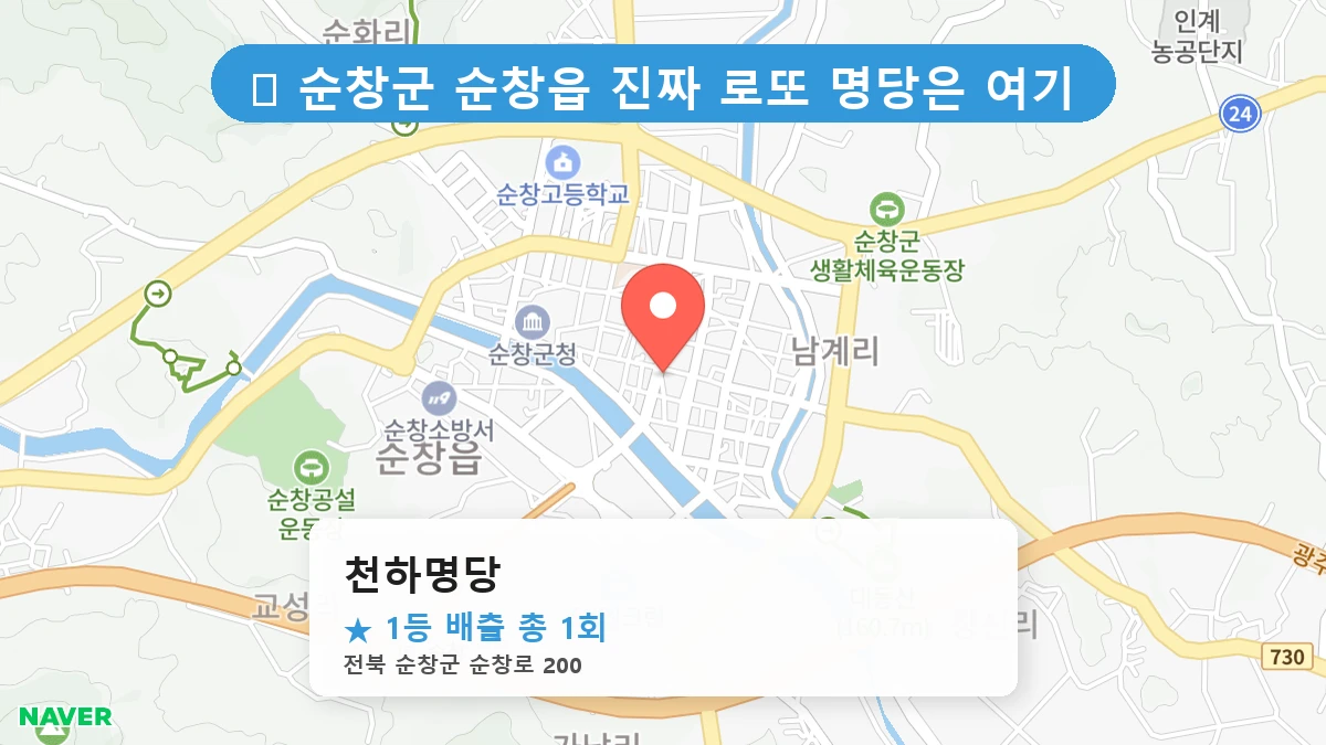 천하명당 네이버 지도