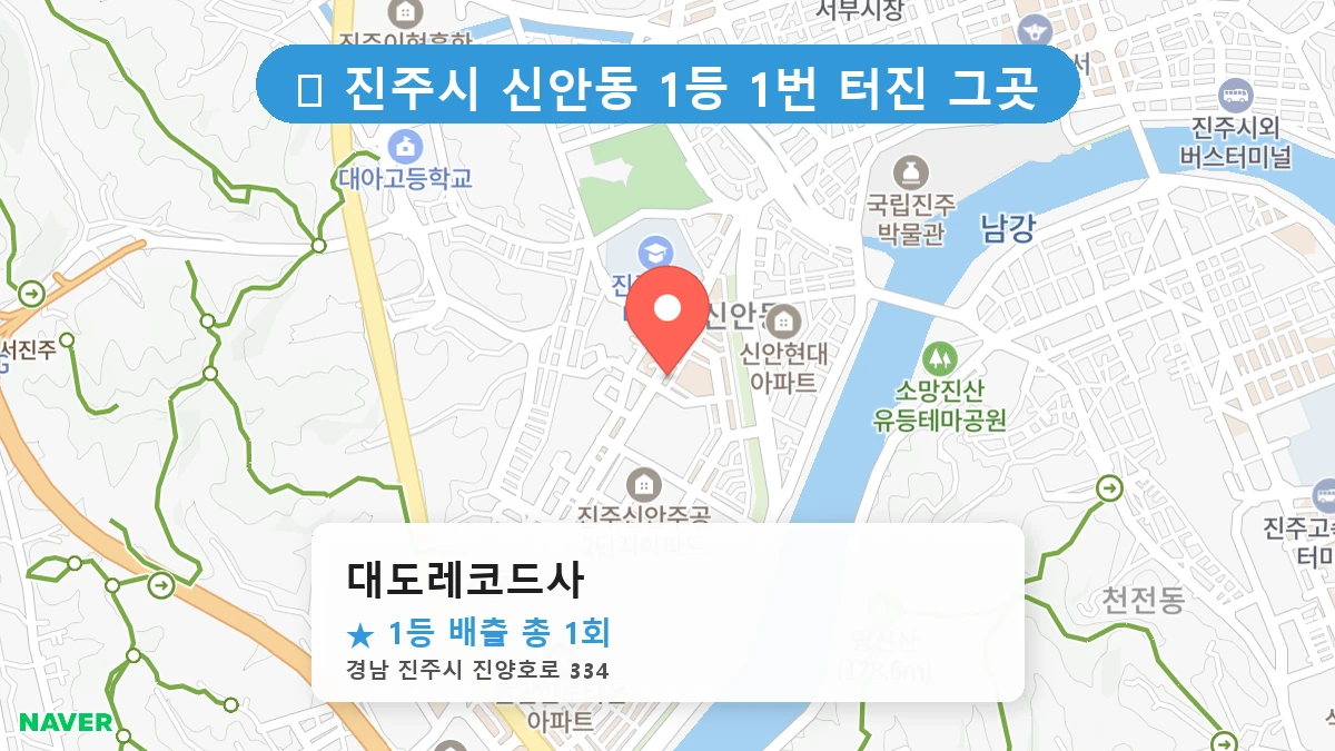 대도레코드사 네이버 지도