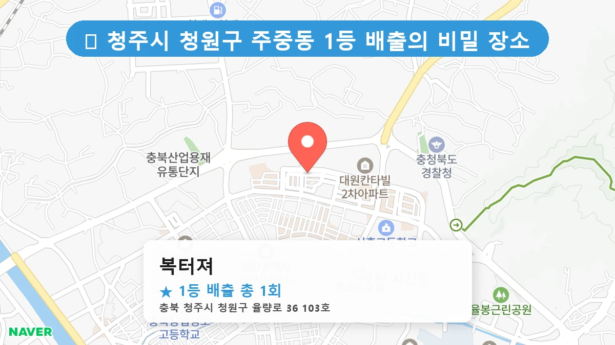 복터져 네이버 지도