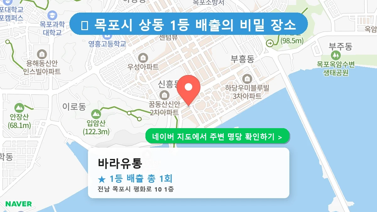 바라유통 네이버 지도