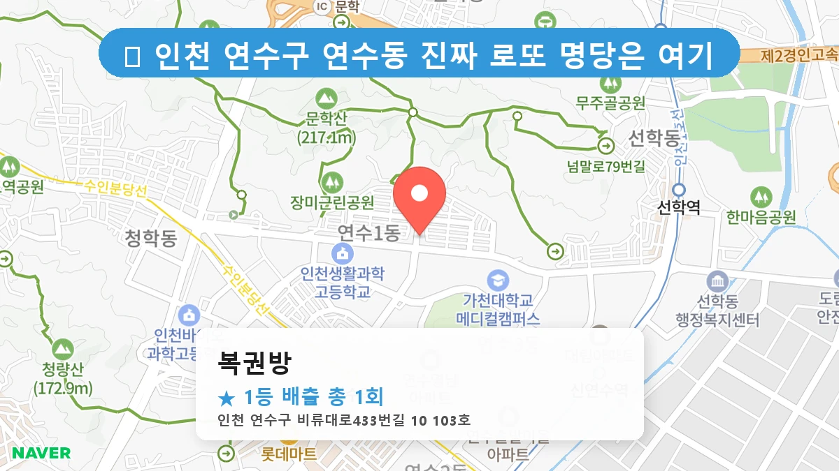 복권방 네이버 지도