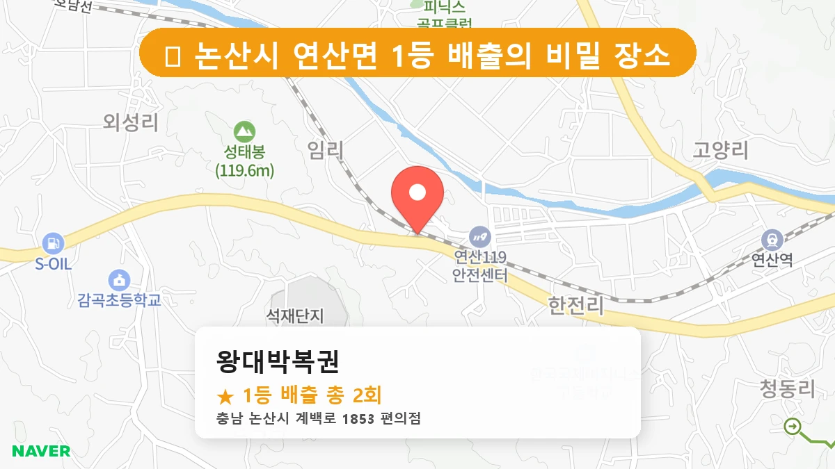 왕대박복권 네이버 지도