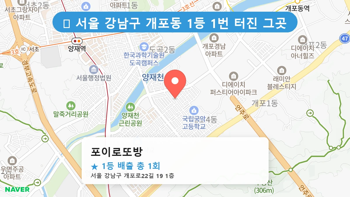 포이로또방 네이버 지도