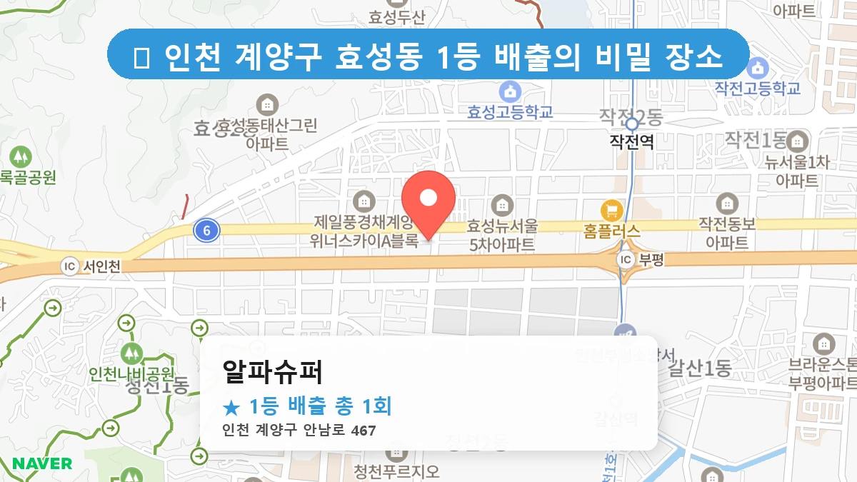 알파슈퍼 네이버 지도