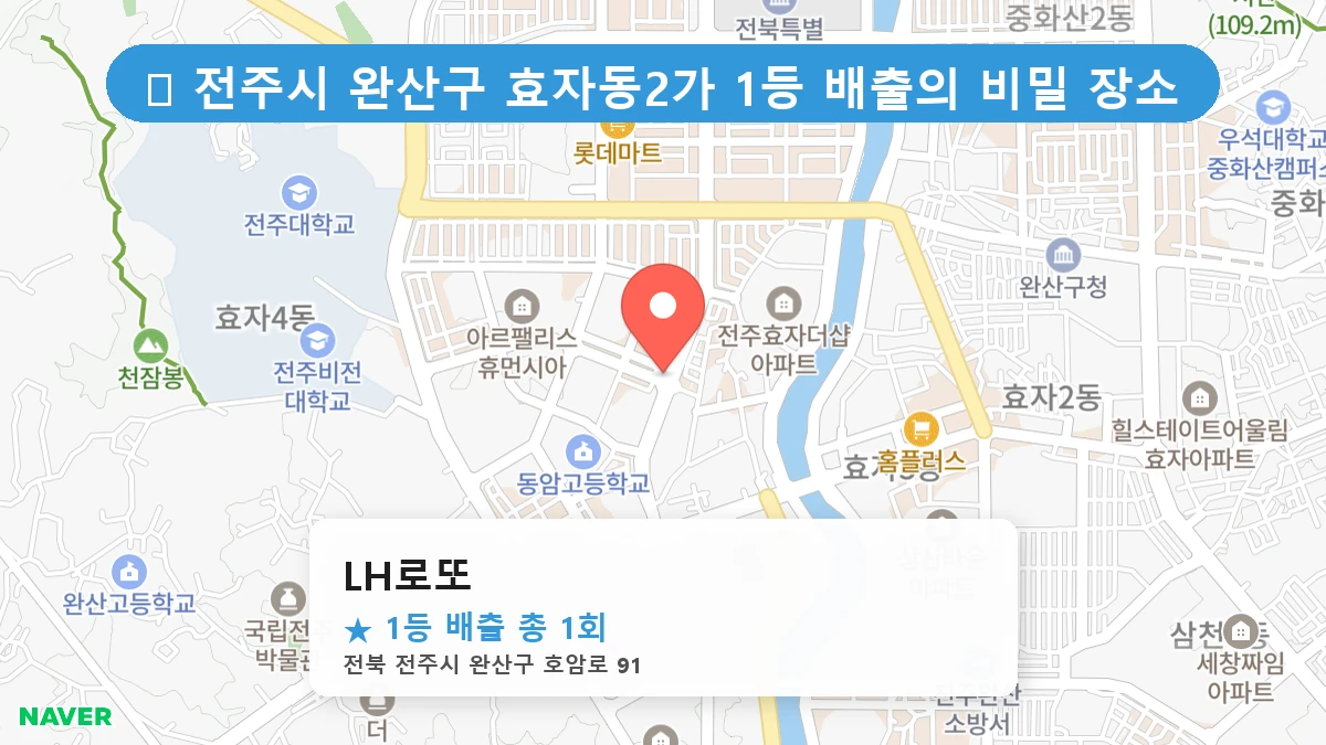 LH로또 네이버 지도