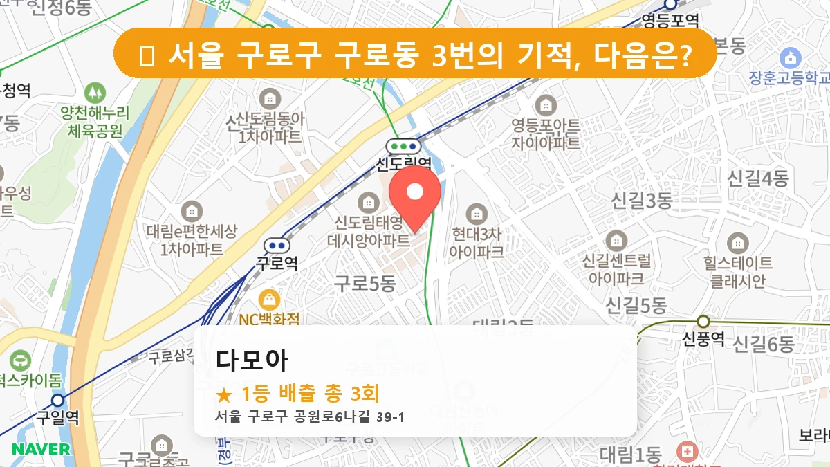 다모아 네이버 지도