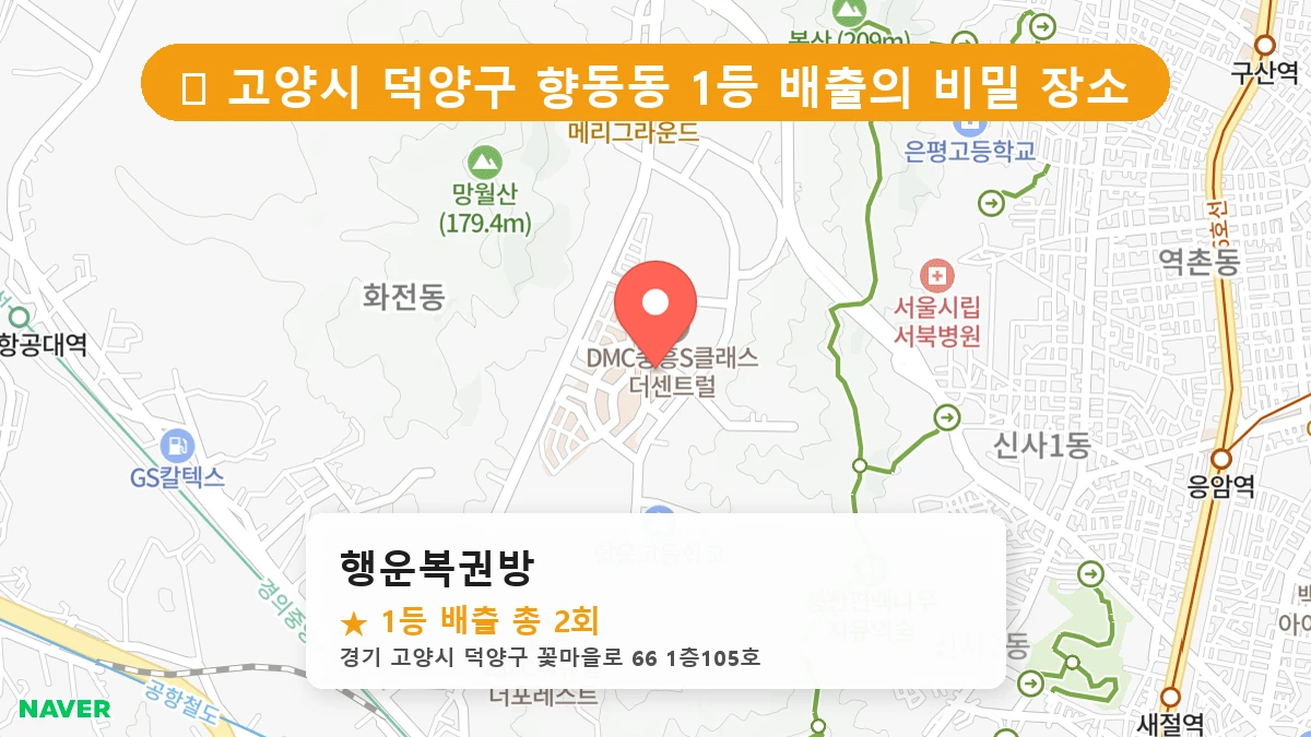 행운복권방 네이버 지도