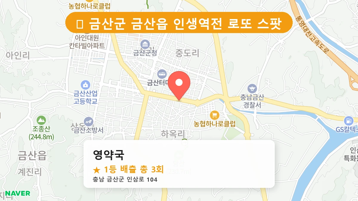 영약국 네이버 지도