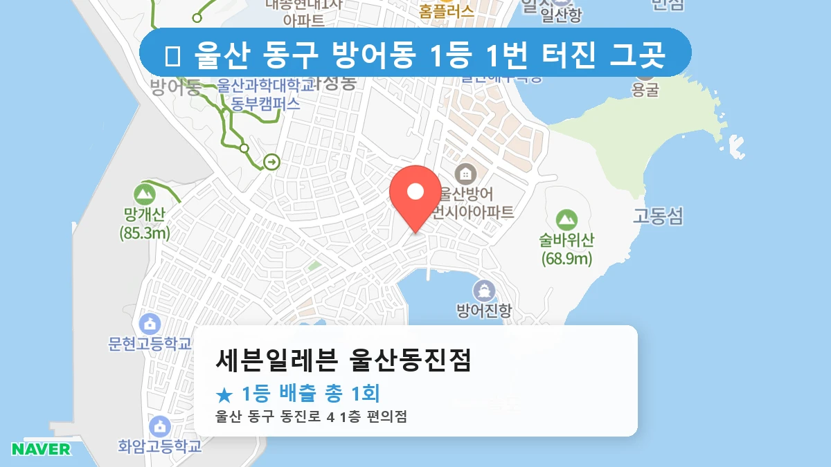세븐일레븐 울산동진점 네이버 지도