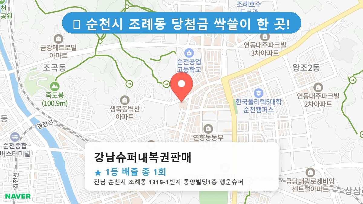 강남슈퍼내복권판매 네이버 지도