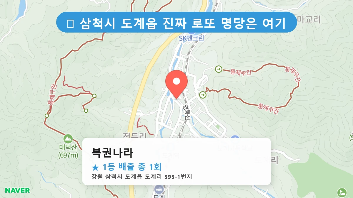 복권나라 네이버 지도