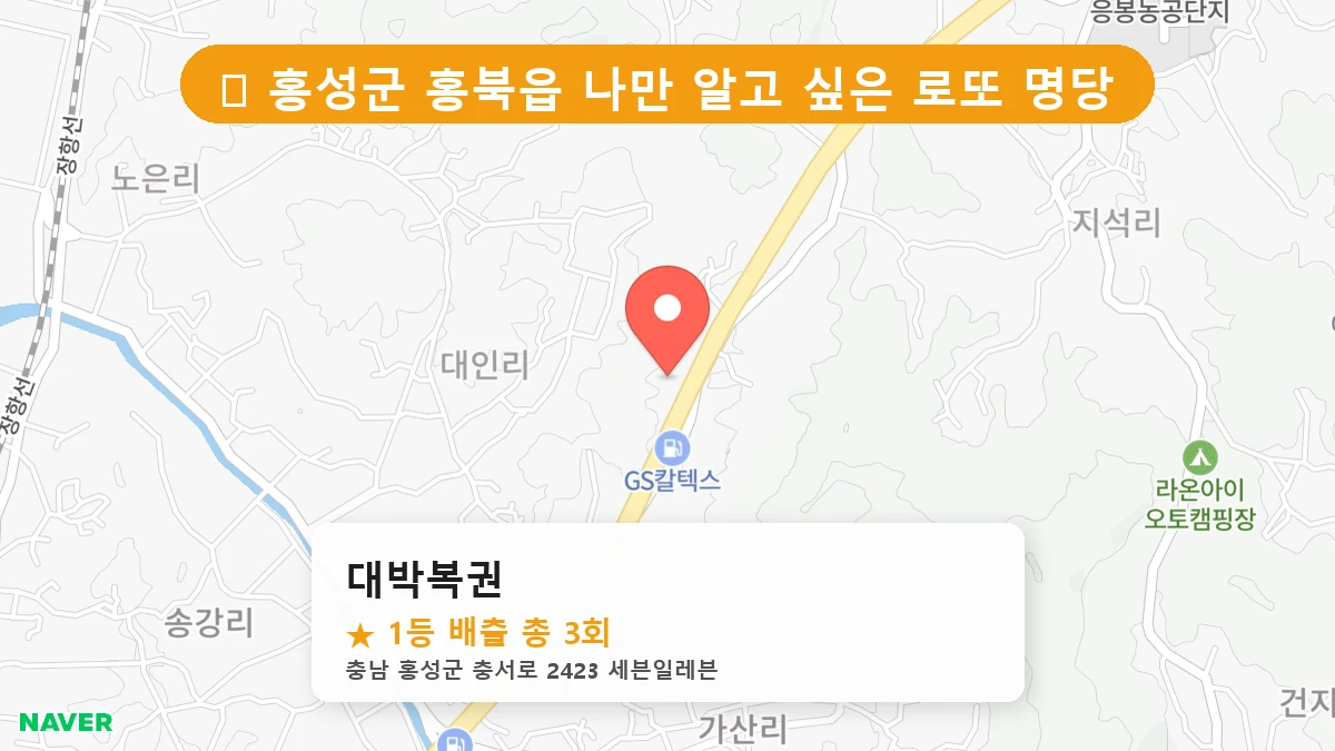 대박복권 네이버 지도