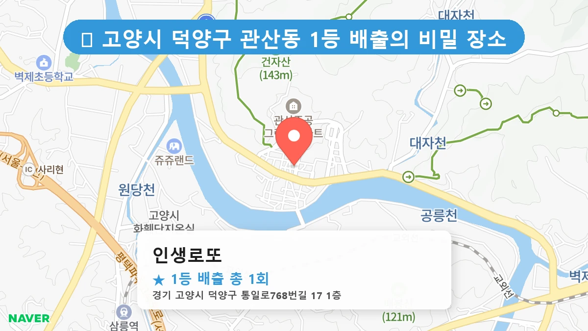 인생로또 네이버 지도