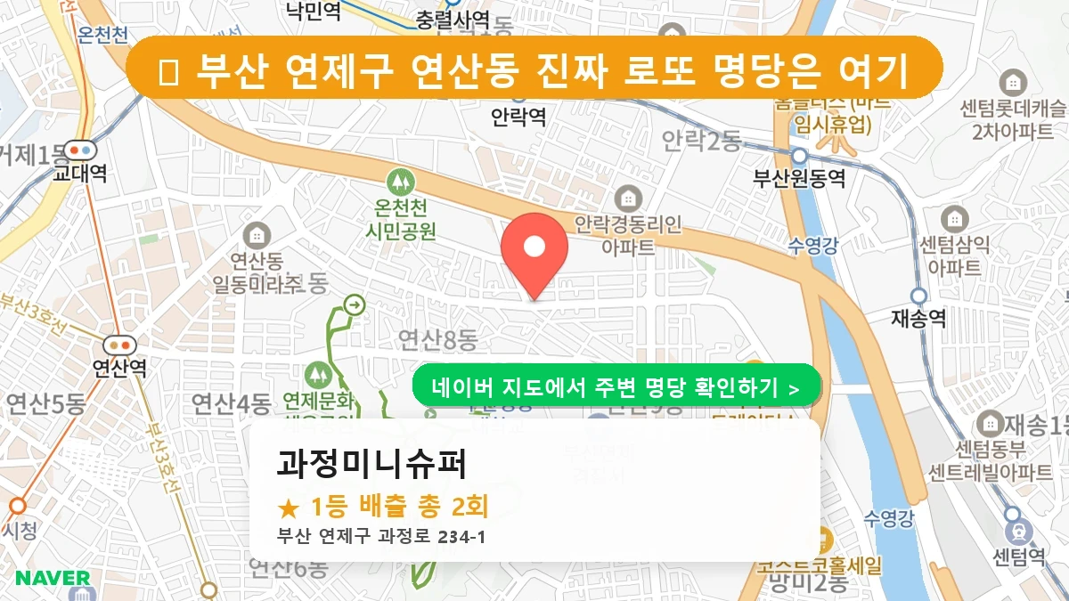 과정미니슈퍼 네이버 지도