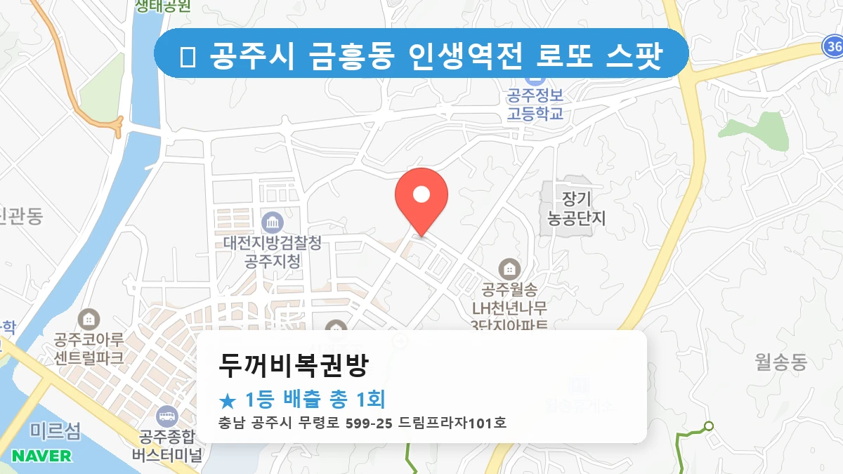 두꺼비복권방 네이버 지도