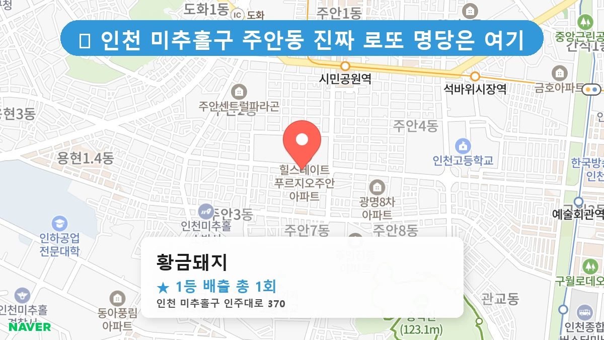 황금돼지 네이버 지도