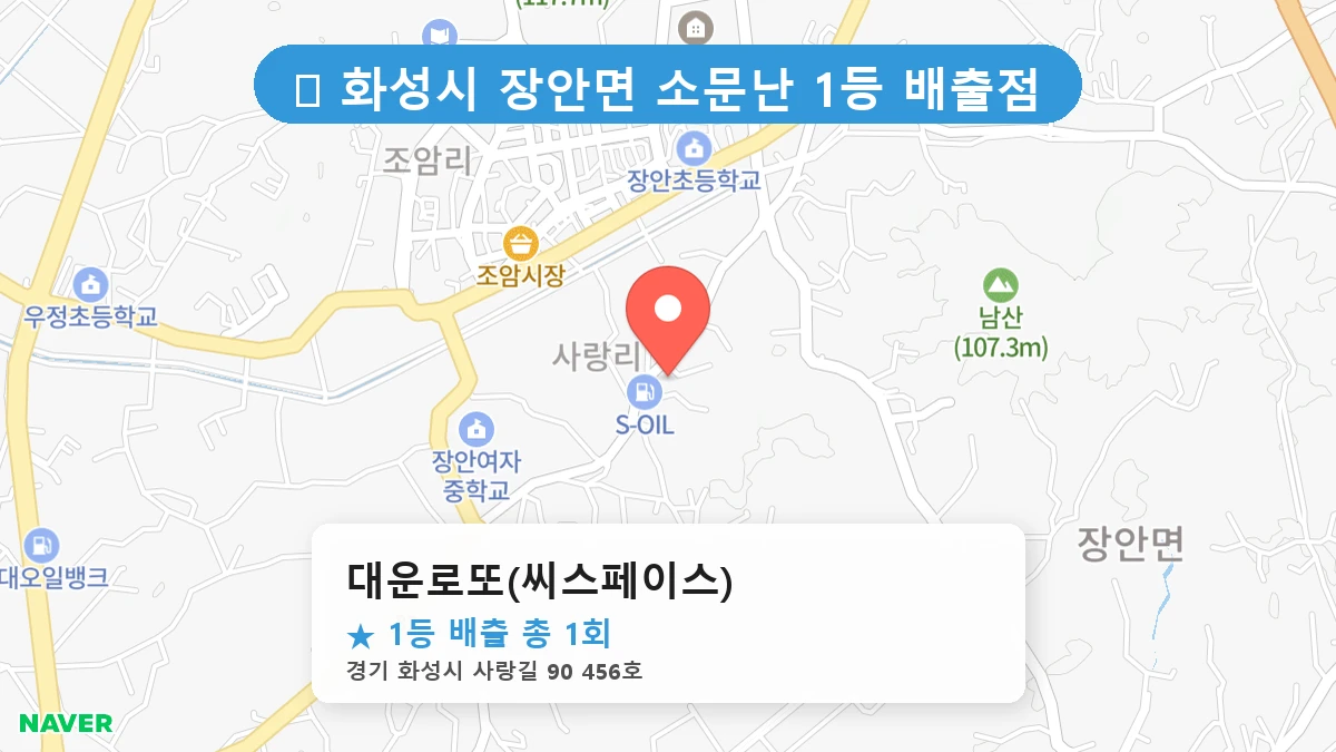 대운로또(씨스페이스) 네이버 지도