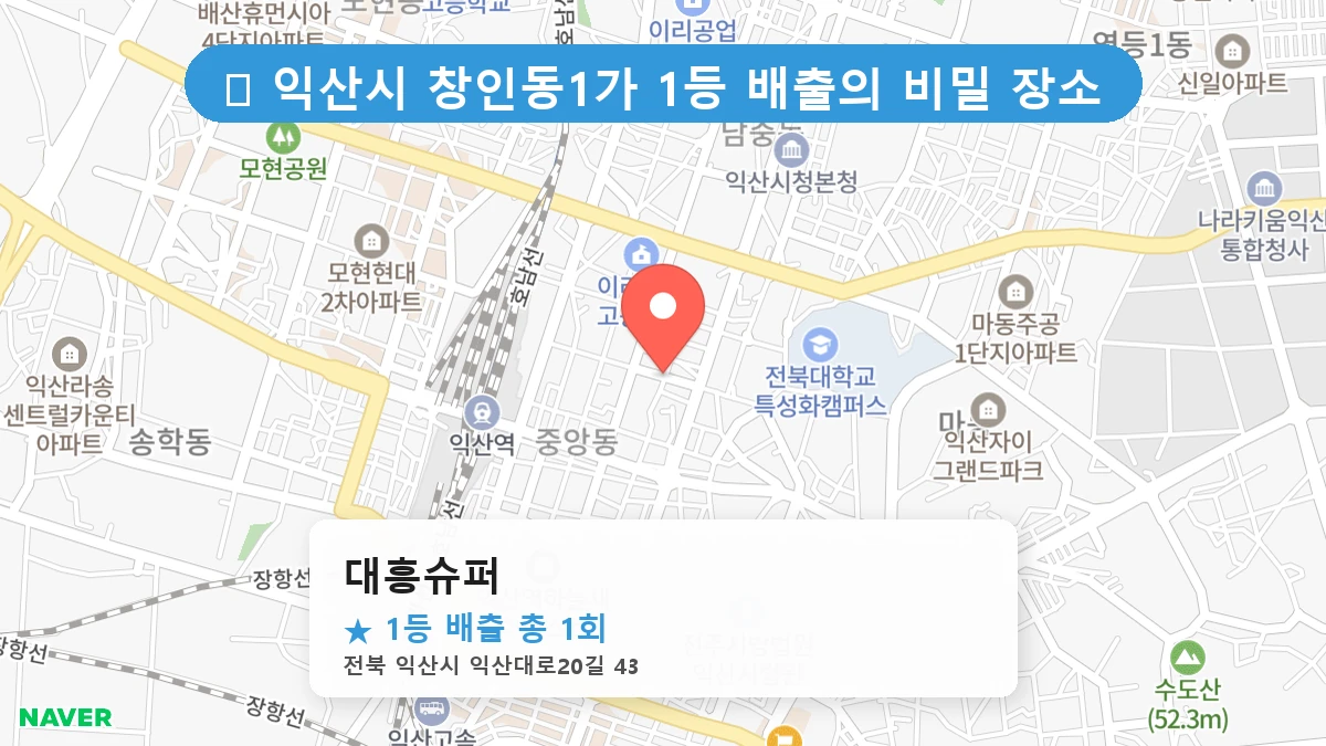 대흥슈퍼 네이버 지도