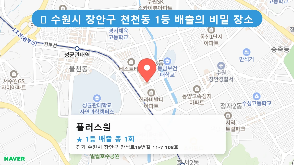 플러스원 네이버 지도