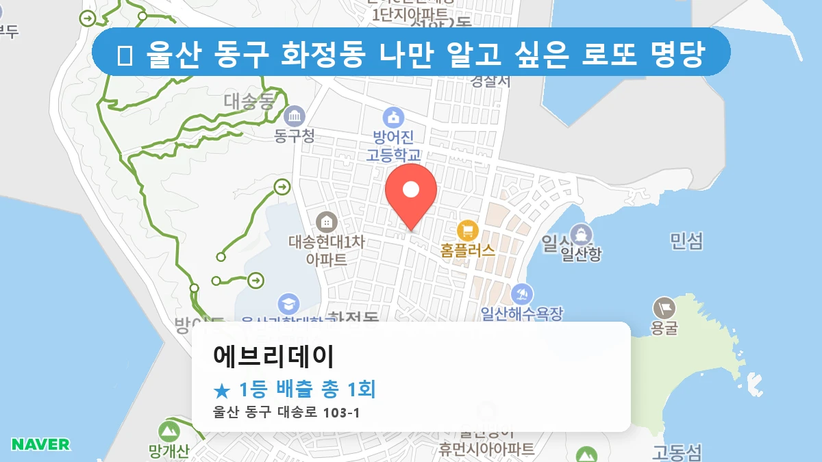 에브리데이 네이버 지도