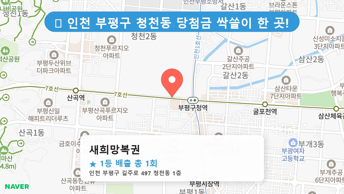 새희망복권 네이버 지도