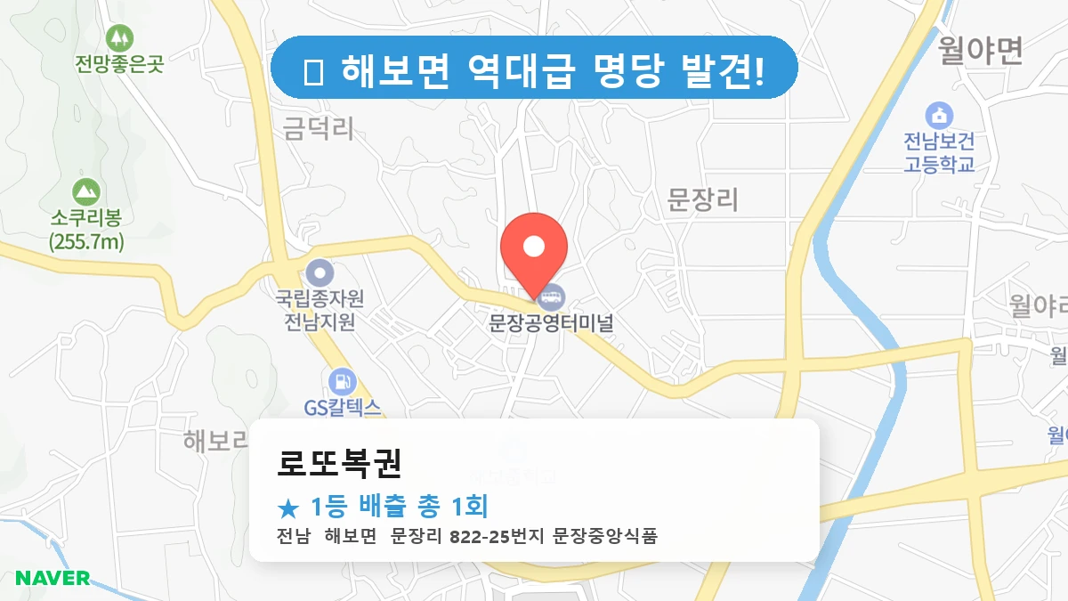 로또복권 네이버 지도