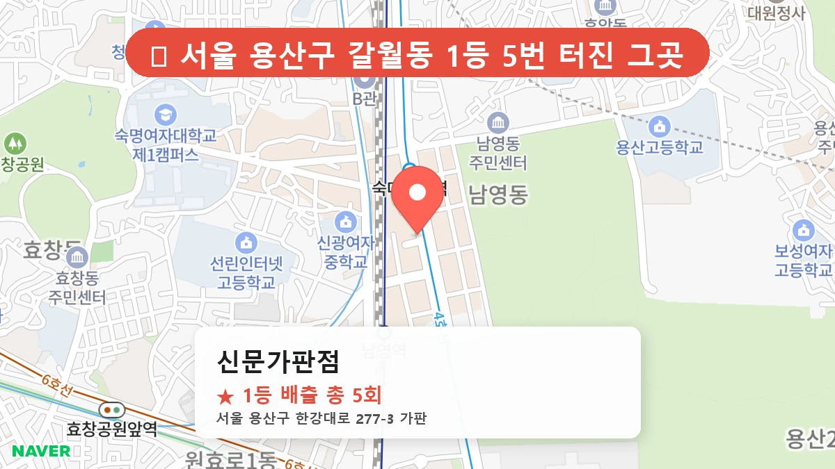 신문가판점 네이버 지도