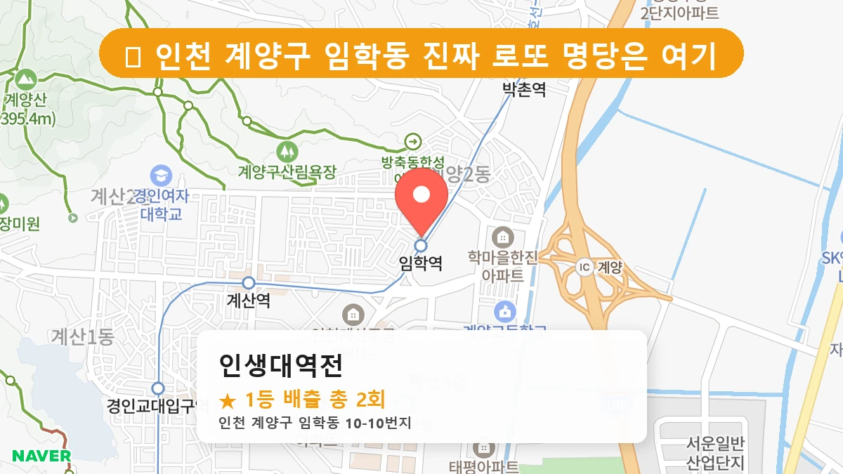 인생대역전 네이버 지도