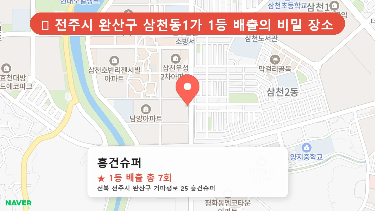 흥건슈퍼 네이버 지도