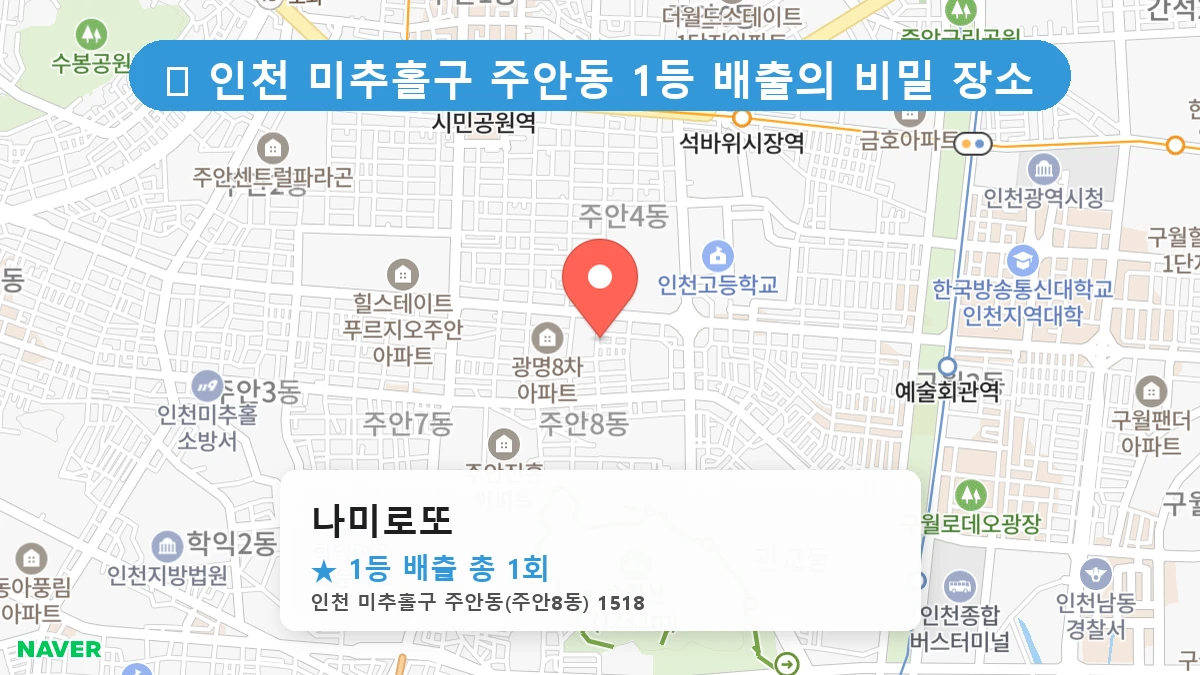 나미로또 네이버 지도