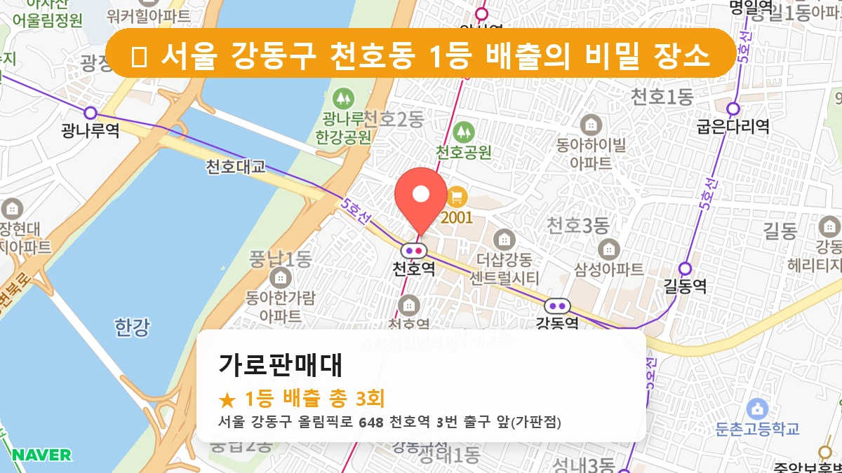 가로판매대 네이버 지도