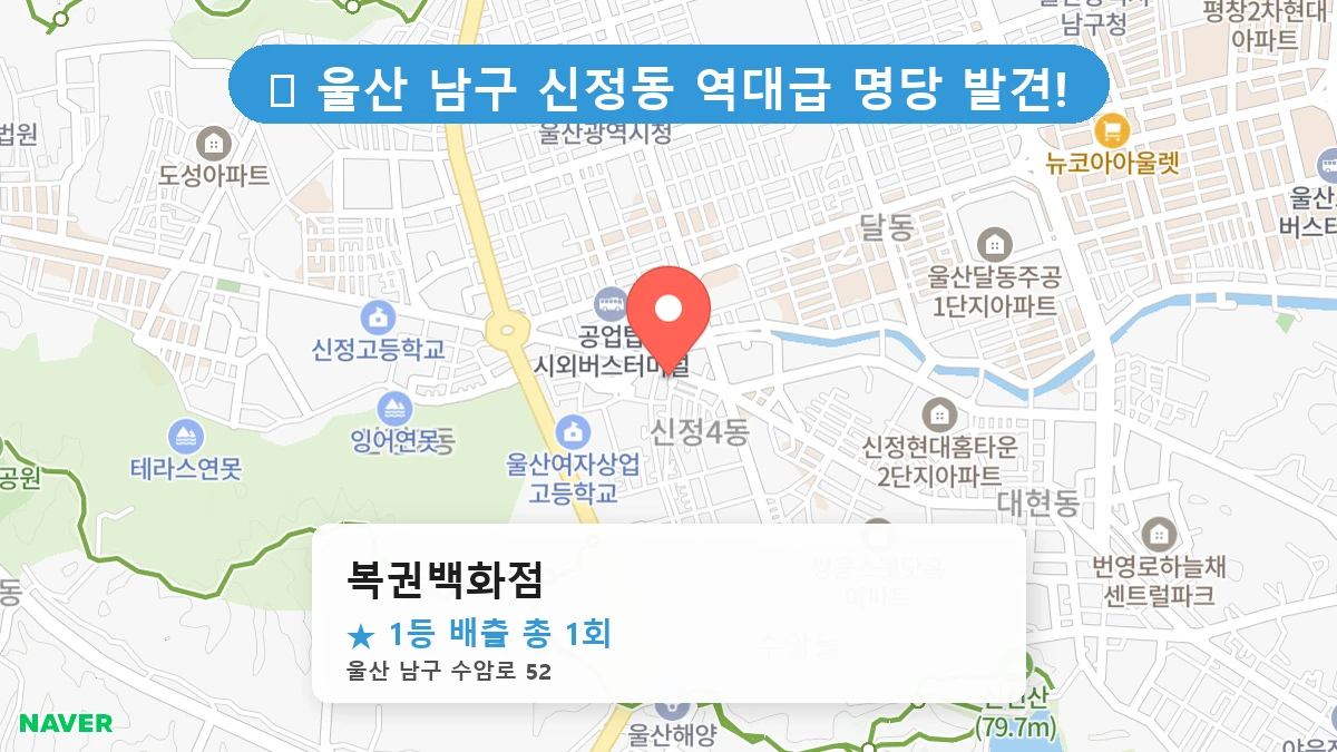 복권백화점 네이버 지도