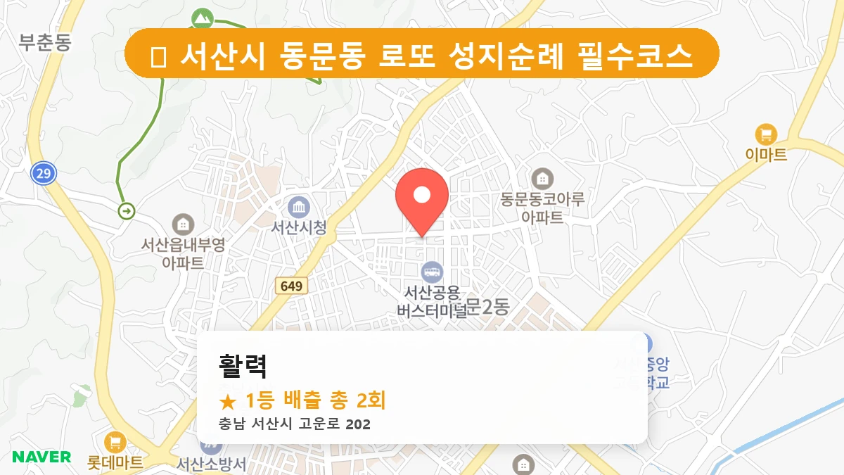 활력 네이버 지도