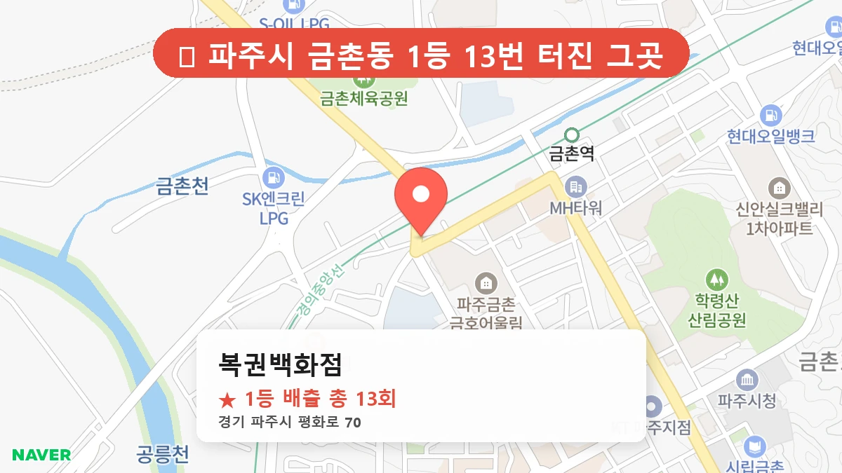 복권백화점 네이버 지도