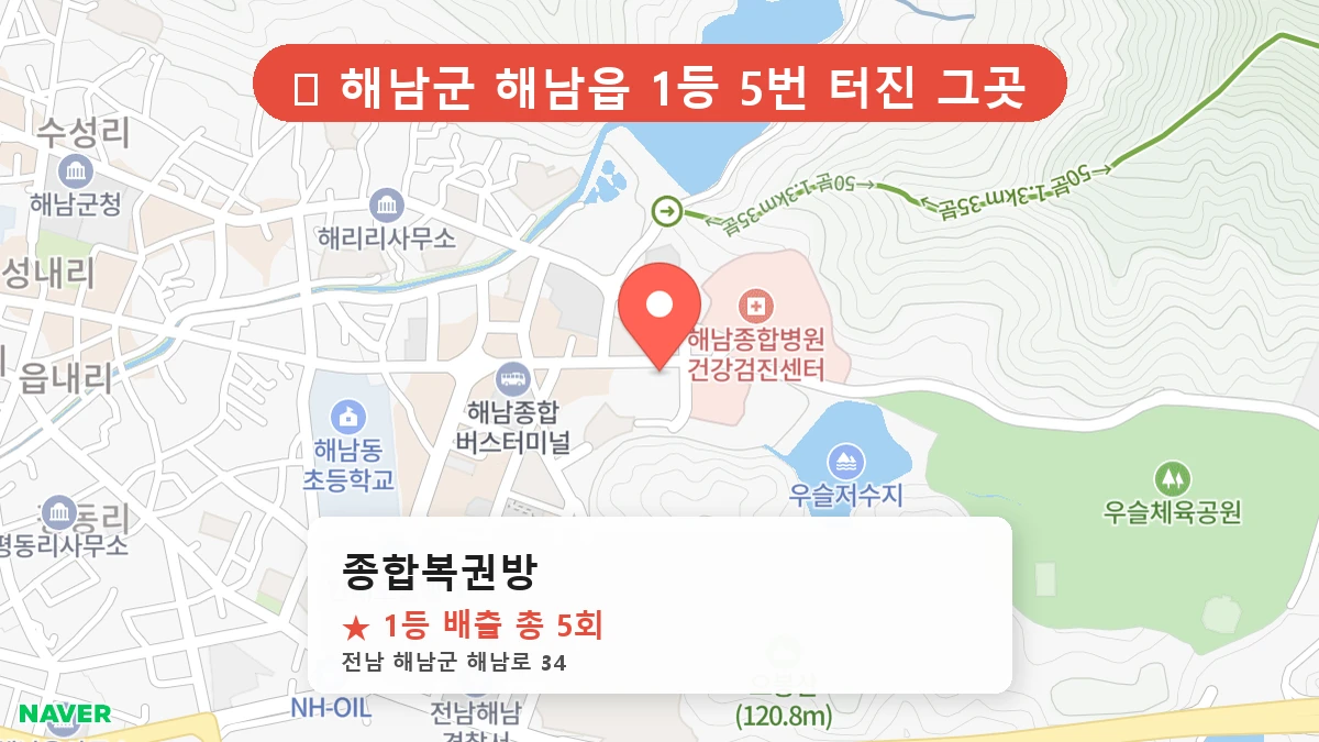 종합복권방 네이버 지도