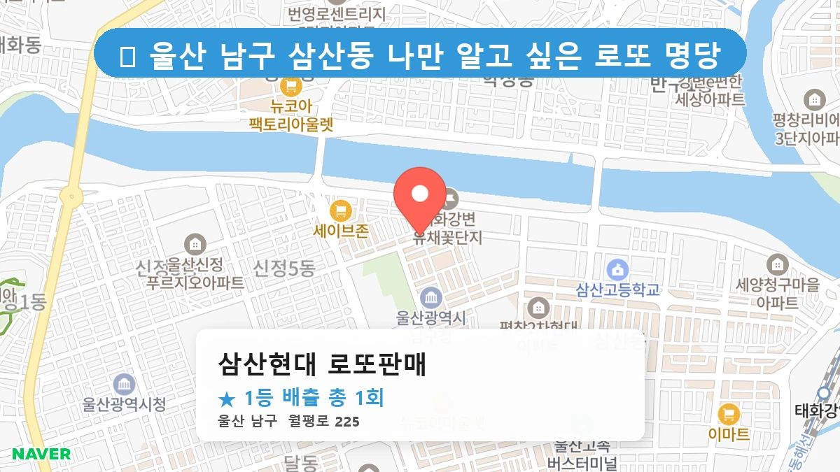 삼산현대 로또판매 네이버 지도