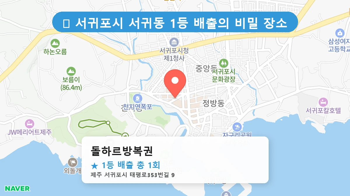 돌하르방복권 네이버 지도