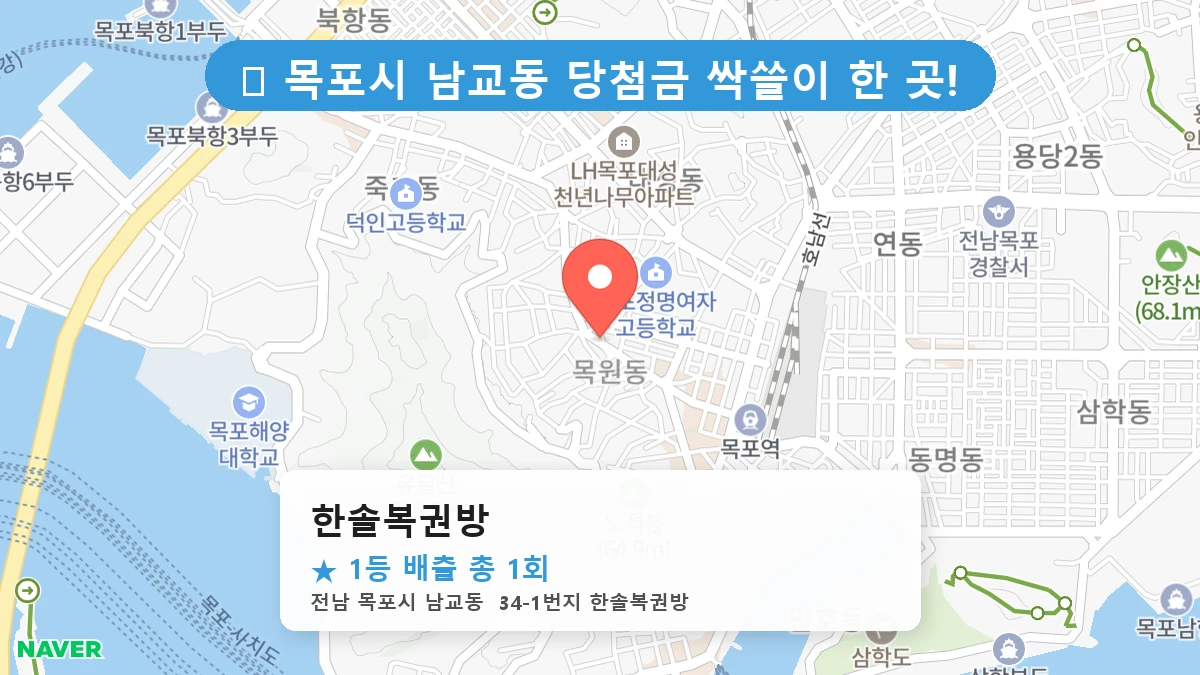한솔복권방 네이버 지도