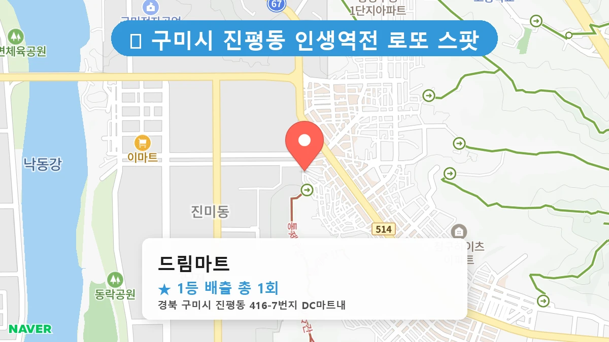 드림마트 네이버 지도