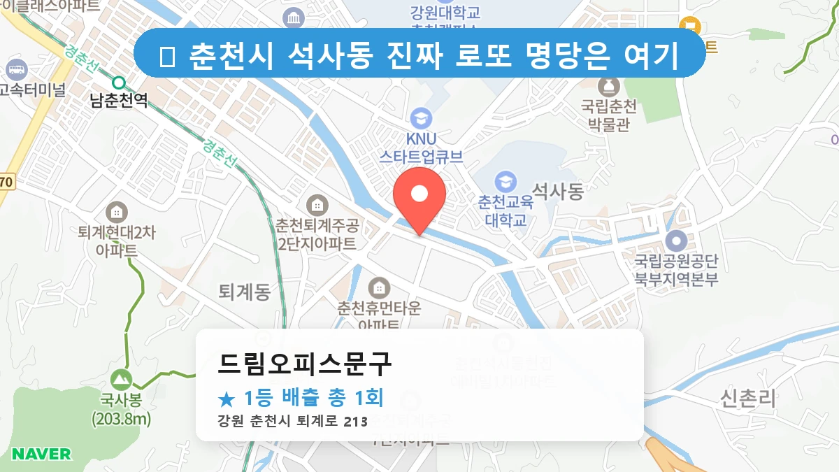 드림오피스문구 네이버 지도